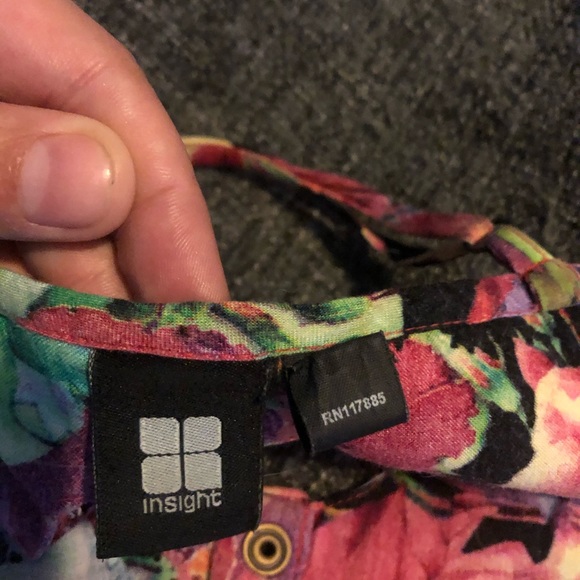 Fun & Flirty Floral Vintage Mini Dress - Picture 8 of 8